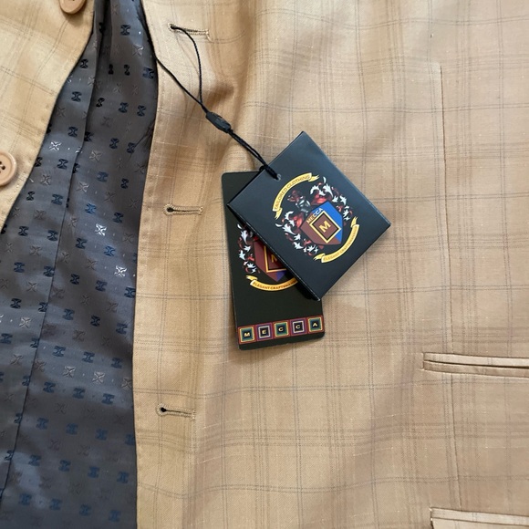 Mecca Sport Coat Suit Jacket Blazer 2 pocket Front 3 Pocket Inside Size 52 - Picture 9 of 16